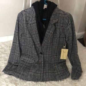 Plaid Blazer Jacket